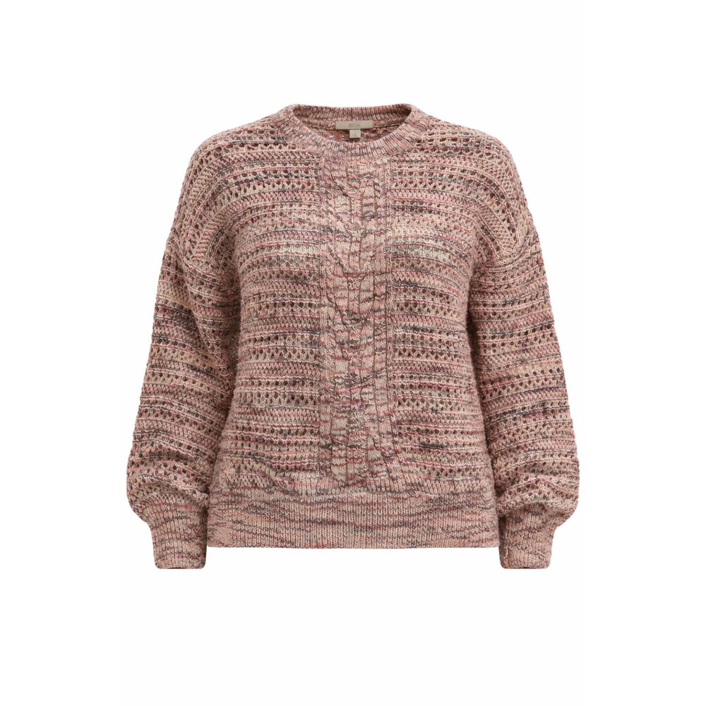 Easel Multicolor Chunky Knit Sweater Size Small Boho Textured Pullover